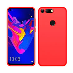 Coque Ultra Fine Silicone Souple 360 Degres Housse Etui C04 pour Huawei Honor V20 Rouge