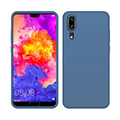 Coque Ultra Fine Silicone Souple 360 Degres Housse Etui C05 pour Huawei P20 Bleu