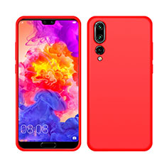 Coque Ultra Fine Silicone Souple 360 Degres Housse Etui C05 pour Huawei P20 Pro Rouge