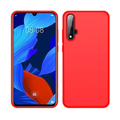 Coque Ultra Fine Silicone Souple 360 Degres Housse Etui C06 pour Huawei Nova 5 Rouge