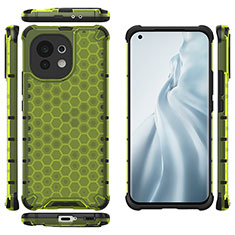 Coque Ultra Fine Silicone Souple 360 Degres Housse Etui C06 pour Xiaomi Mi 11 Lite 5G NE Vert