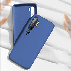 Coque Ultra Fine Silicone Souple 360 Degres Housse Etui C07 pour Xiaomi Mi Note 10 Bleu