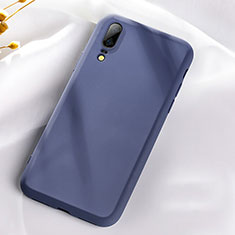 Coque Ultra Fine Silicone Souple 360 Degres Housse Etui C08 pour Huawei P20 Violet