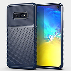 Coque Ultra Fine Silicone Souple 360 Degres Housse Etui C08 pour Samsung Galaxy S10e Bleu