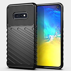 Coque Ultra Fine Silicone Souple 360 Degres Housse Etui C08 pour Samsung Galaxy S10e Noir