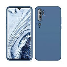 Coque Ultra Fine Silicone Souple 360 Degres Housse Etui C08 pour Xiaomi Mi Note 10 Pro Bleu