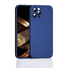 Coque Ultra Fine Silicone Souple 360 Degres Housse Etui G01 pour Apple iPhone 14 Pro Bleu