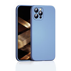 Coque Ultra Fine Silicone Souple 360 Degres Housse Etui G01 pour Apple iPhone 14 Pro Bleu Ciel