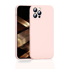 Coque Ultra Fine Silicone Souple 360 Degres Housse Etui G01 pour Apple iPhone 14 Pro Rose