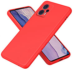 Coque Ultra Fine Silicone Souple 360 Degres Housse Etui H01P pour Motorola Moto G13 Rouge