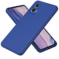 Coque Ultra Fine Silicone Souple 360 Degres Housse Etui H01P pour Motorola Moto G73 5G Bleu