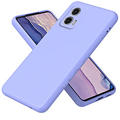 Coque Ultra Fine Silicone Souple 360 Degres Housse Etui H01P pour Motorola Moto G73 5G Violet