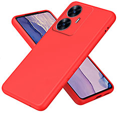 Coque Ultra Fine Silicone Souple 360 Degres Housse Etui H01P pour Realme C55 Rouge