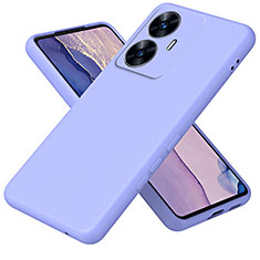 Coque Ultra Fine Silicone Souple 360 Degres Housse Etui H01P pour Realme C55 Violet Clair