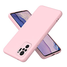 Coque Ultra Fine Silicone Souple 360 Degres Housse Etui H01P pour Xiaomi Redmi Note 10 4G Or Rose