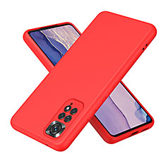 Coque Ultra Fine Silicone Souple 360 Degres Housse Etui H01P pour Xiaomi Redmi Note 11 Pro 5G Rouge