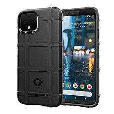 Coque Ultra Fine Silicone Souple 360 Degres Housse Etui J01S pour Google Pixel 4 Noir