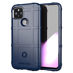 Coque Ultra Fine Silicone Souple 360 Degres Housse Etui J01S pour Google Pixel 4a 5G Bleu