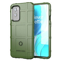 Coque Ultra Fine Silicone Souple 360 Degres Housse Etui J01S pour OnePlus 9 5G Vert