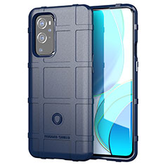 Coque Ultra Fine Silicone Souple 360 Degres Housse Etui J01S pour OnePlus 9 Pro 5G Bleu