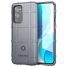 Coque Ultra Fine Silicone Souple 360 Degres Housse Etui J01S pour OnePlus 9 Pro 5G Gris