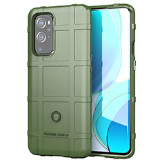 Coque Ultra Fine Silicone Souple 360 Degres Housse Etui J01S pour OnePlus 9 Pro 5G Vert