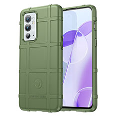 Coque Ultra Fine Silicone Souple 360 Degres Housse Etui J01S pour OnePlus 9RT 5G Vert