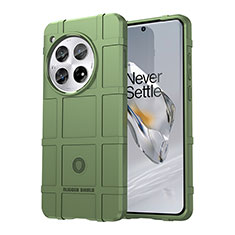 Coque Ultra Fine Silicone Souple 360 Degres Housse Etui J01S pour OnePlus Ace 3 5G Vert