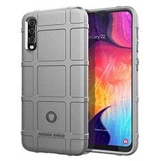 Coque Ultra Fine Silicone Souple 360 Degres Housse Etui J01S pour Samsung Galaxy A30S Gris