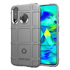 Coque Ultra Fine Silicone Souple 360 Degres Housse Etui J01S pour Samsung Galaxy A60 Gris