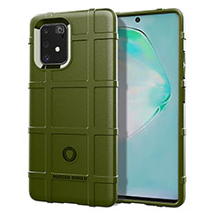 Coque Ultra Fine Silicone Souple 360 Degres Housse Etui J01S pour Samsung Galaxy A91 Vert