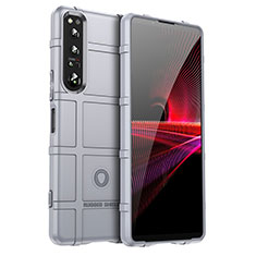 Coque Ultra Fine Silicone Souple 360 Degres Housse Etui J01S pour Sony Xperia 1 IV Gris