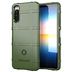 Coque Ultra Fine Silicone Souple 360 Degres Housse Etui J01S pour Sony Xperia 10 III SO-52B Vert