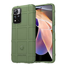 Coque Ultra Fine Silicone Souple 360 Degres Housse Etui J01S pour Xiaomi Mi 11i 5G (2022) Vert