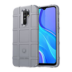 Coque Ultra Fine Silicone Souple 360 Degres Housse Etui J01S pour Xiaomi Redmi 9 Prime India Gris