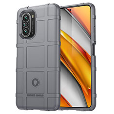 Coque Ultra Fine Silicone Souple 360 Degres Housse Etui J01S pour Xiaomi Redmi K40 Pro 5G Gris