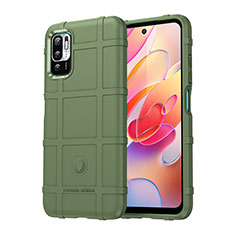 Coque Ultra Fine Silicone Souple 360 Degres Housse Etui J01S pour Xiaomi Redmi Note 10 5G Vert