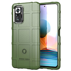 Coque Ultra Fine Silicone Souple 360 Degres Housse Etui J01S pour Xiaomi Redmi Note 10 Pro 4G Vert