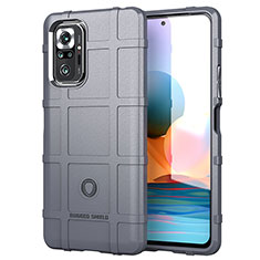 Coque Ultra Fine Silicone Souple 360 Degres Housse Etui J01S pour Xiaomi Redmi Note 10 Pro Max Gris