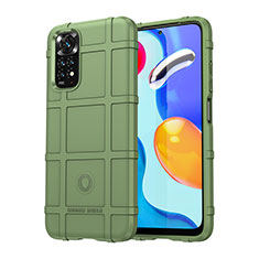 Coque Ultra Fine Silicone Souple 360 Degres Housse Etui J01S pour Xiaomi Redmi Note 11 4G (2022) Vert