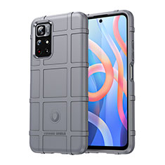 Coque Ultra Fine Silicone Souple 360 Degres Housse Etui J01S pour Xiaomi Redmi Note 11T 5G Gris