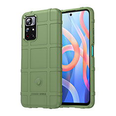 Coque Ultra Fine Silicone Souple 360 Degres Housse Etui J01S pour Xiaomi Redmi Note 11T 5G Vert