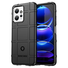 Coque Ultra Fine Silicone Souple 360 Degres Housse Etui J01S pour Xiaomi Redmi Note 12 4G Noir