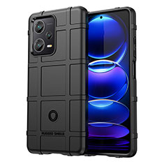 Coque Ultra Fine Silicone Souple 360 Degres Housse Etui J01S pour Xiaomi Redmi Note 12 Explorer Noir