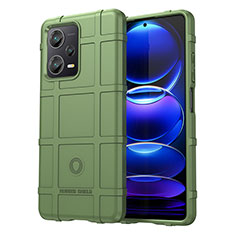 Coque Ultra Fine Silicone Souple 360 Degres Housse Etui J01S pour Xiaomi Redmi Note 12 Pro+ Plus 5G Vert