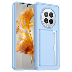 Coque Ultra Fine Silicone Souple 360 Degres Housse Etui J02S pour Huawei Mate 50E Bleu