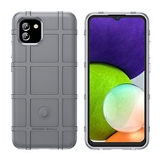 Coque Ultra Fine Silicone Souple 360 Degres Housse Etui J02S pour Samsung Galaxy A03 Gris