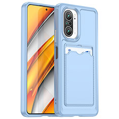 Coque Ultra Fine Silicone Souple 360 Degres Housse Etui J02S pour Xiaomi Mi 11i 5G Bleu