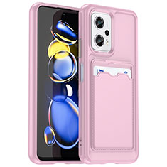 Coque Ultra Fine Silicone Souple 360 Degres Housse Etui J02S pour Xiaomi Poco X4 GT 5G Rose