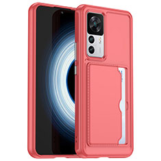 Coque Ultra Fine Silicone Souple 360 Degres Housse Etui J02S pour Xiaomi Redmi K50 Ultra 5G Rouge